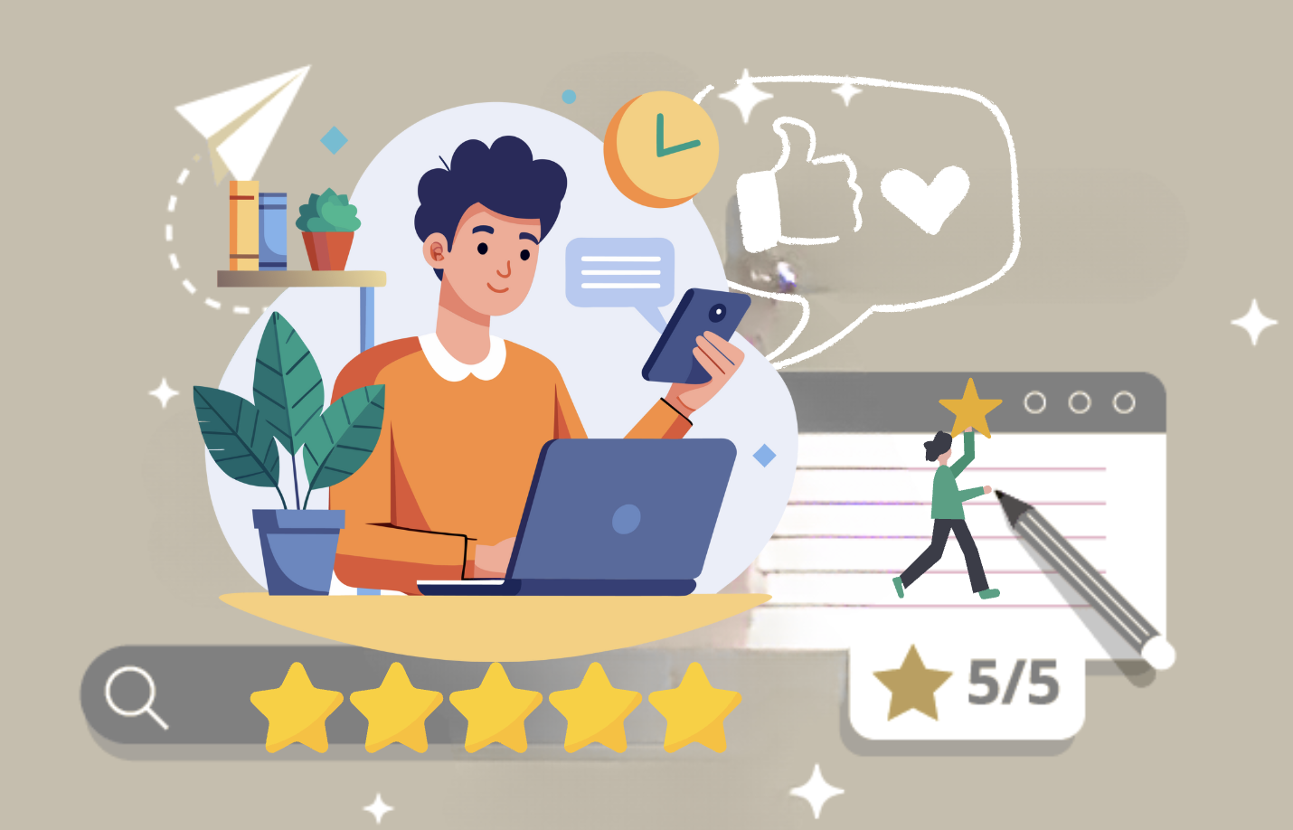 image of saas company analysing feedback